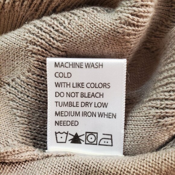 NWT FREE PLANET SZ L Men's Short Sleeve Pullover Polo Sweater Shirt Brown - Picture 11 of 11